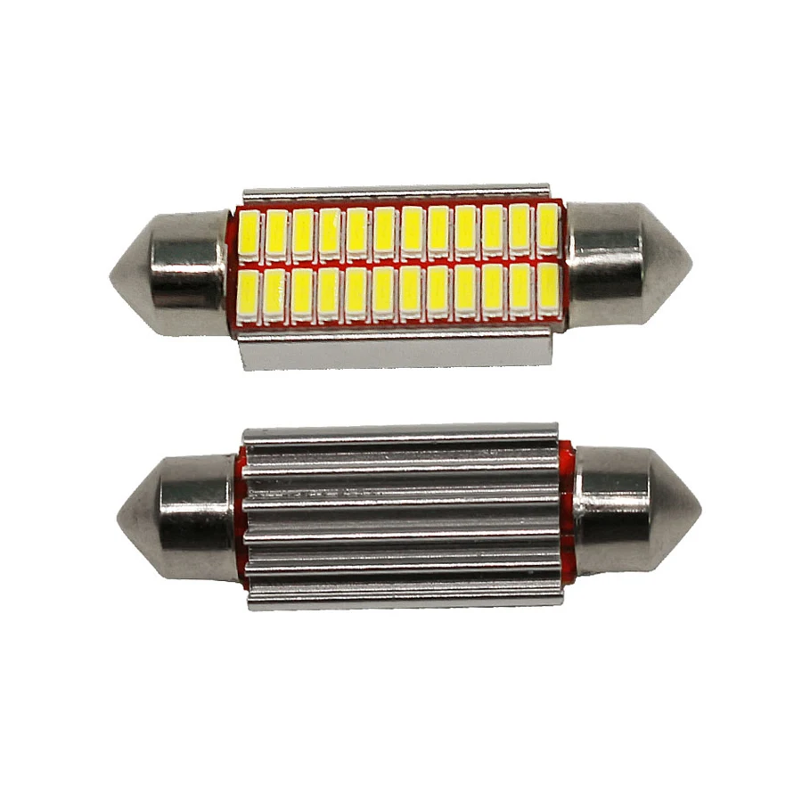 Суперъярсветодиодный Светодиодная лампа YCCPAUTO C5W Canbus 31 мм 36 39 42 4014 SMD светодиодная