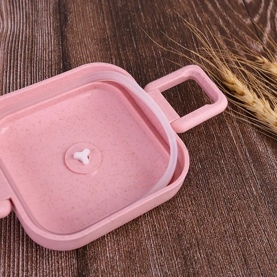 Новая запечатанная противотечная ланч-бокс на 600 мл для еды и супа, контейнер для детского ланчбокса, экологически чистая приготовленная еда Бенто, пригодная для использования в микроволновой печи.