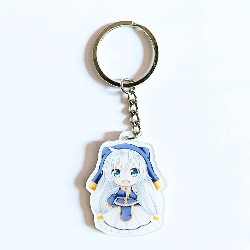 Аниме брелок kono subarashii sekai ni shukufuku wo Akua konosuba llaveros para mujer - Цвет: 5