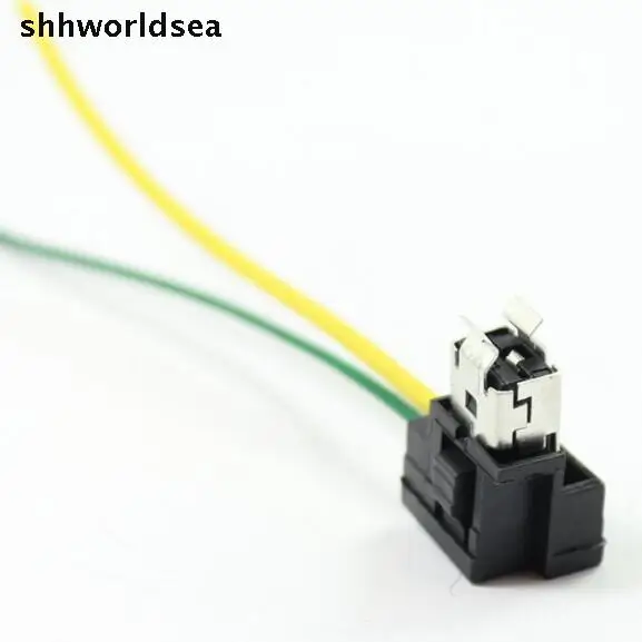 Shhworldsea 10 шт. держатель автомобильной лампы H1 H3 разъем кабеля для фары