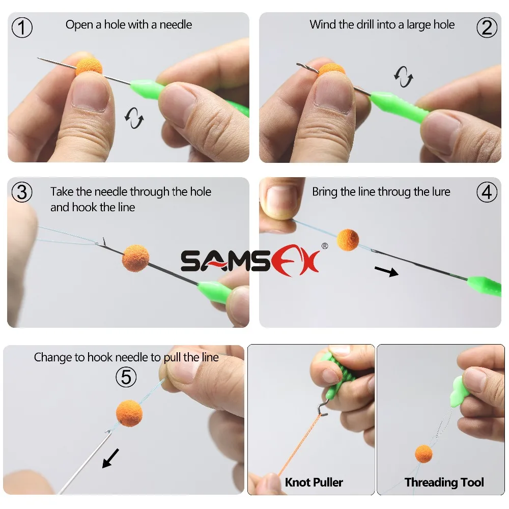 SAMSFX ножницы для ловли карпа, инструмент с узлом, крючок, приманка, игла для приманки, инструмент для такелажа, нагрузочная установка, съемник узлов, быстрая завязывание, сверлильный инструмент, Снасть