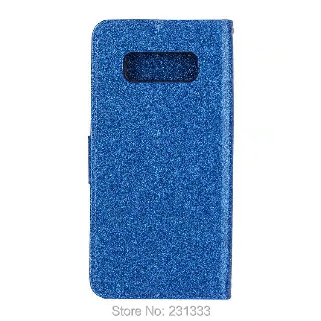 Блестящий чехол-кошелек C-ku кожаный чехол для Samsung Galaxy Note 8 Xcover 4 HTC U11 подставка со
