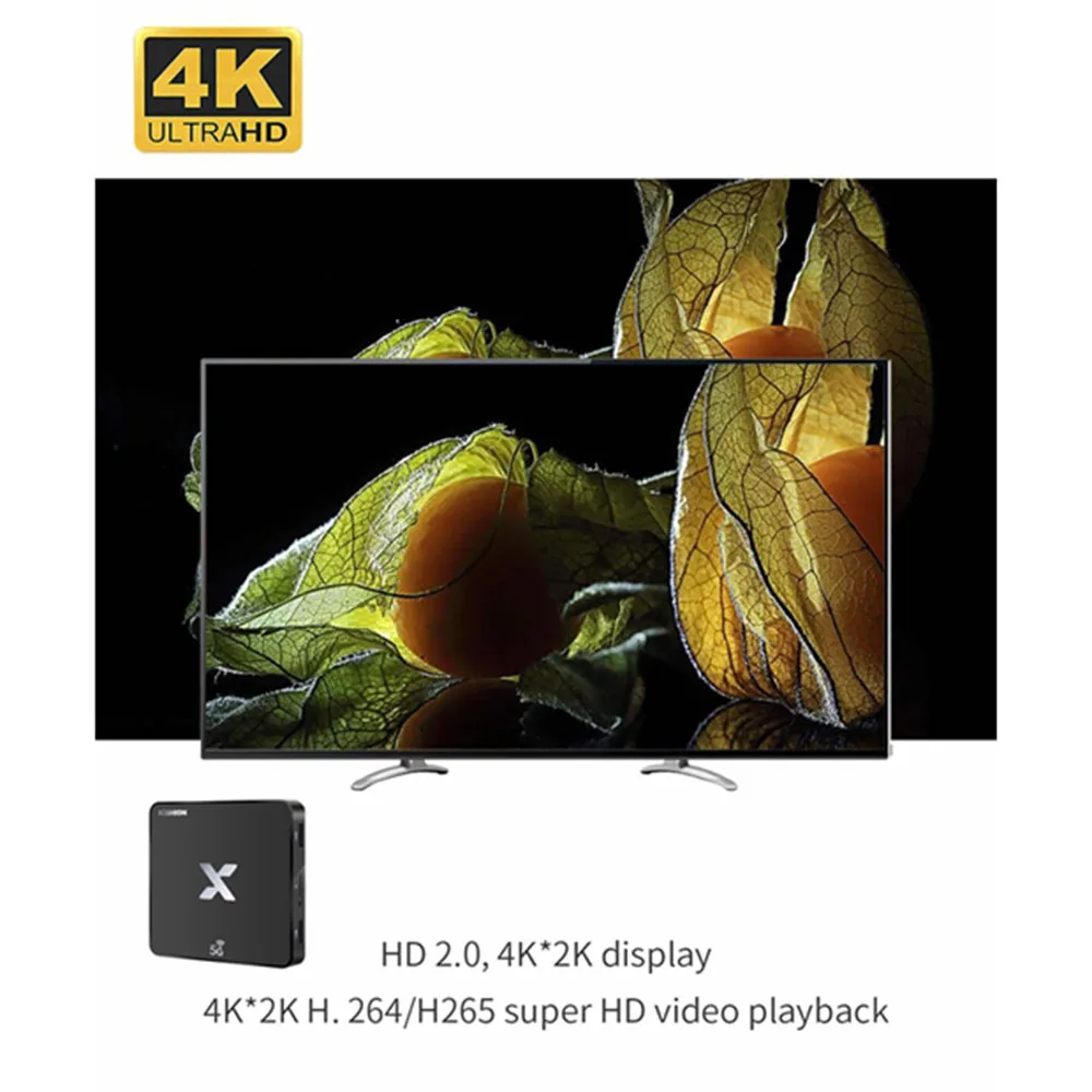 SCISHION модель X 4K Smart tv Box Android 8 1 Rockchip3229 2 Гб 16 5 г WiFi 100 Мбит/с H.265 телеприставка PK MAGICSEE N5