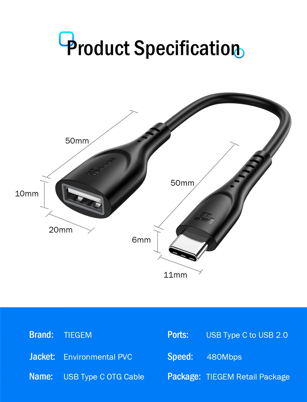 Tiegem USB C OTG USB кабель 3,0 USB 2,0 адаптер типа OTG c OTG для samsung galaxy s8 s9 HUAWEI P10 P20 mate20 pro Macbook USB OTG