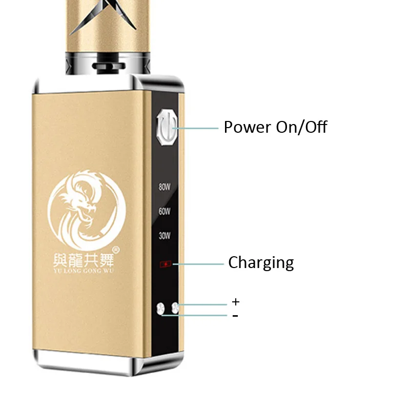 80 Вт vape kit встроенный аккумулятор 2200 мАч с 3 5 мл бак электронная сигарета