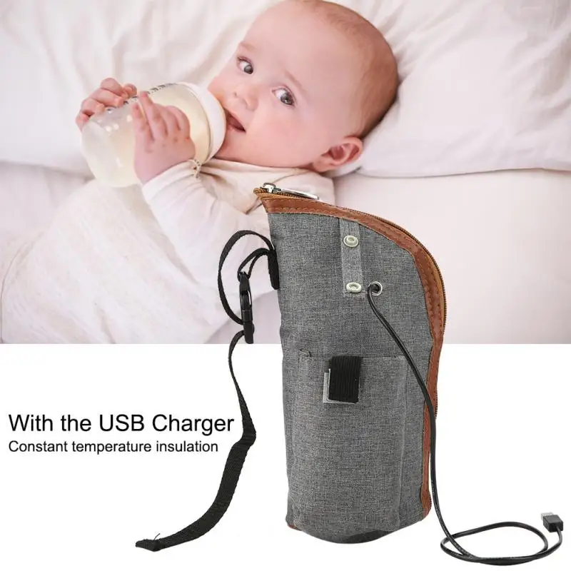 НОВАЯ Портативная USB бутылочка для молока теплоизоляционные сумки дорожная
