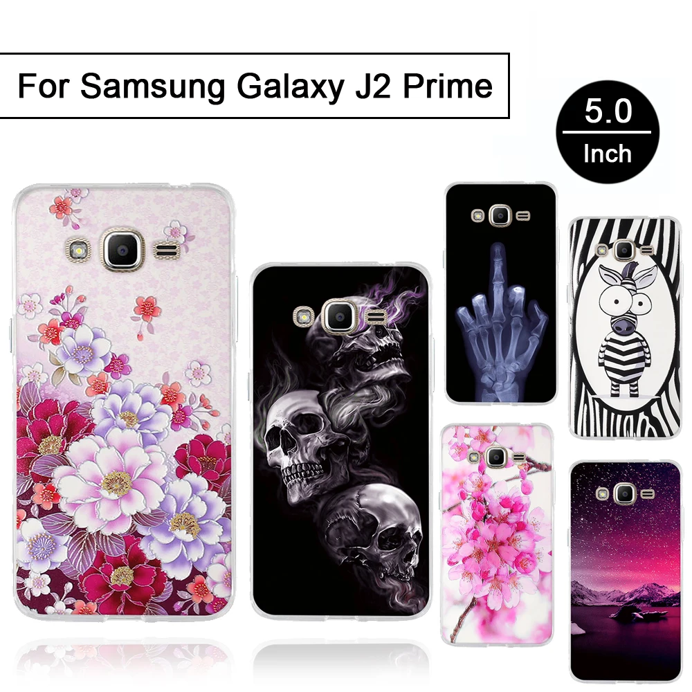 3D рельефный чехол для Samsung Galaxy J2 Prime G532 G532F задняя крышка Grand Plus 5 0 дюйма мягкие
