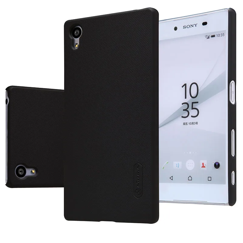 Для sony e6603 e6633 e6653 e6683 чехол NILLKIN матовый Защитный матовый жесткий чехол-накладка для sony Xperia Z5 - Цвет: black