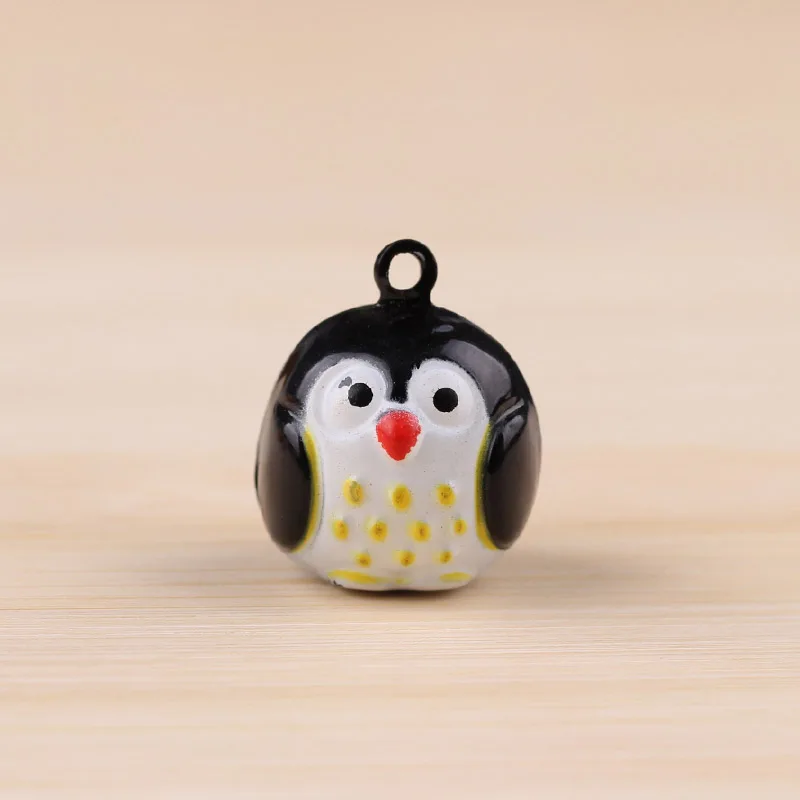 Number 6 Diy ювелирные аксессуары Мультфильм Pet колокольчик Сова смеющаяся лягушка брелок Лисичка аксессуары - Цвет: Number 6