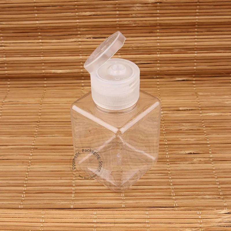 30pcs/Lot Promotion Empty 70ml Plastic Flip Cap Lotion Bottle Small Women Cosmetic Container Clamshell Packaging Refillable | Красота и