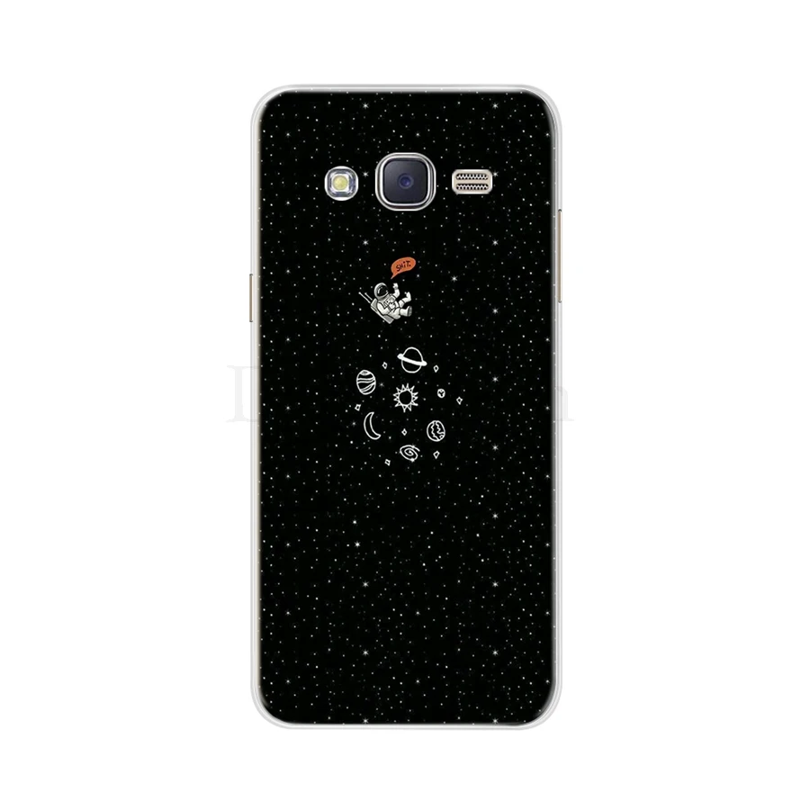 Чёрный матовый Мягкий ТПУ чехол для samsung Galaxy j2 Prime G532 чехол силиконовый мультяшный чехол для samsung J2Prime SM-G532f сумка J2Pro - Цвет: Чёрный матовый