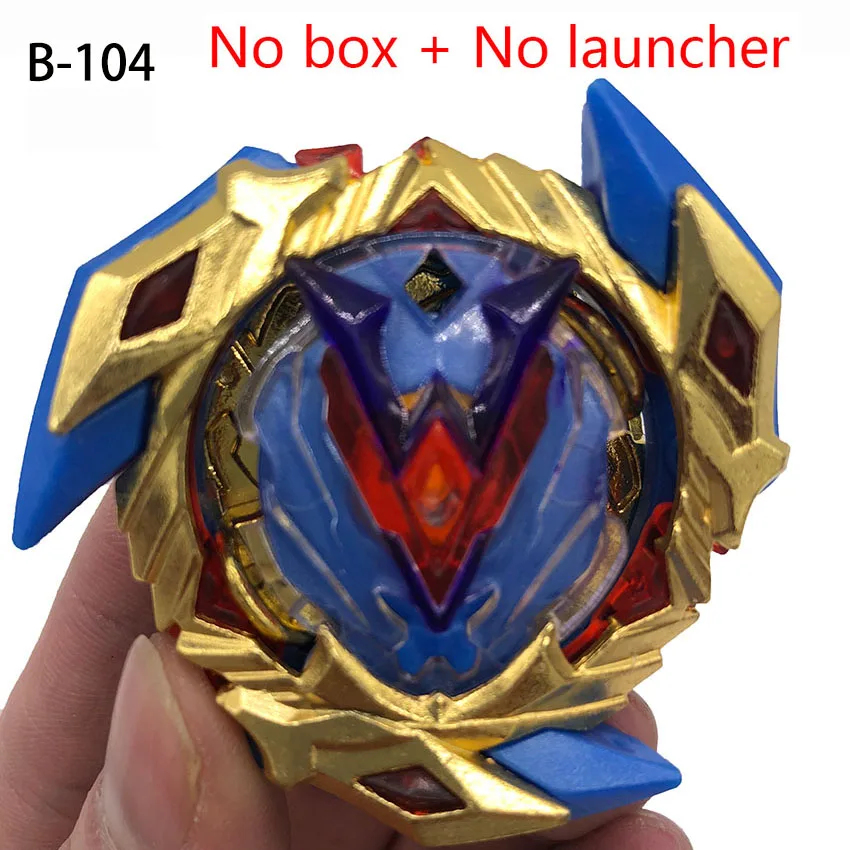 B104 Gold No Box Лопасти лопасти B-122 B134 B135 B129 сливная пусковая установка Fusion Burst giroscopio Attack Pack bey blade игрушки для детей burst evolution - Цвет: B104 Gold No Box