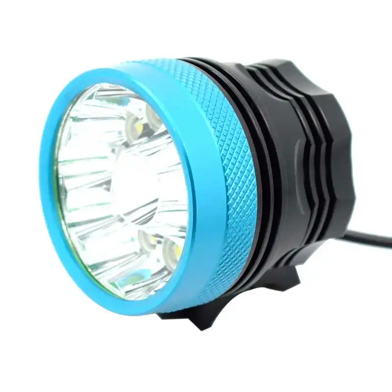 Bike Light 20000 lumens Waterproof Headlamp 12 x XML T6 LED Bicycle Cycling Head Light+ 9600mah 18650 Battery Pack + Charger|18650 battery pack