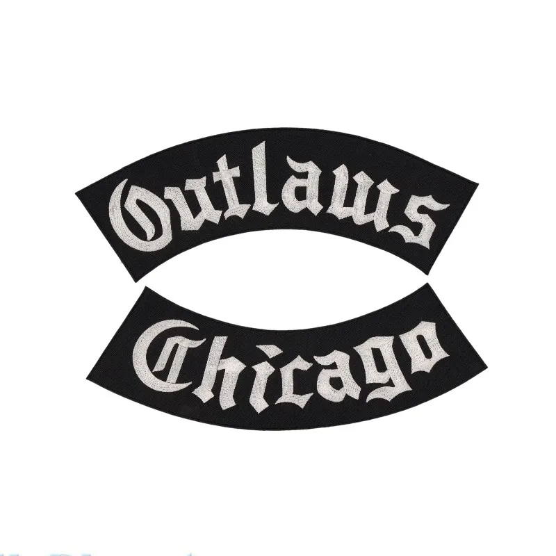 MotoPATCHES нашивки outlaws вышитые утюжки на патчи для куртки и жилета байкерские | Дом