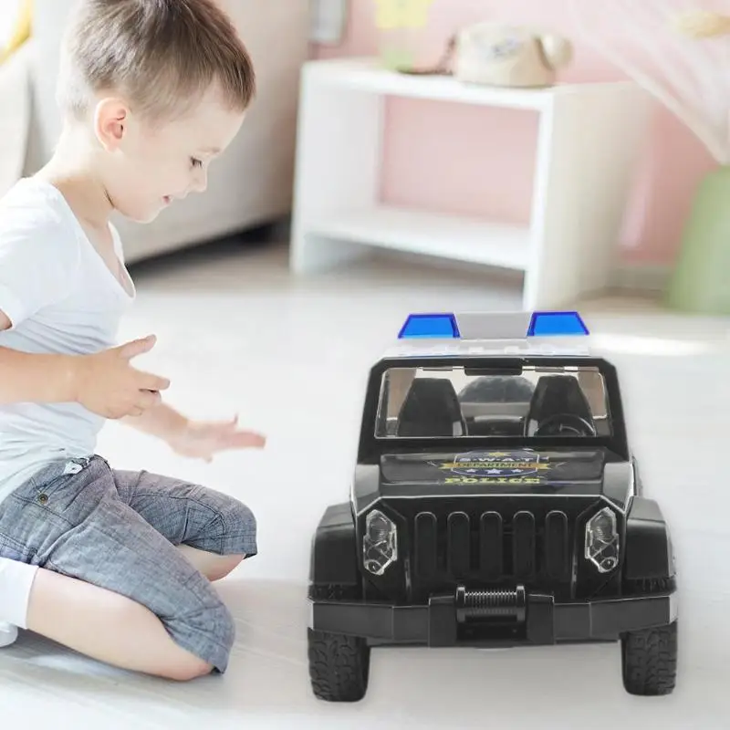 DIY электрическая дрель сборка детей звук свет модель полицейской машины детская игрушка-паззл для детей подарок на день рождения