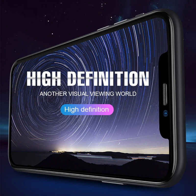 Для iPhone XR XS Max закаленное стекло 10D полное покрытие на 9H Защитная стеклянная