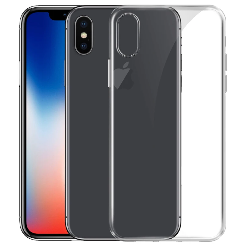 Soft and transparent protection iphoneX XS XR phone case 6 6S 7 8 Plus soft TPU MAX silicone |