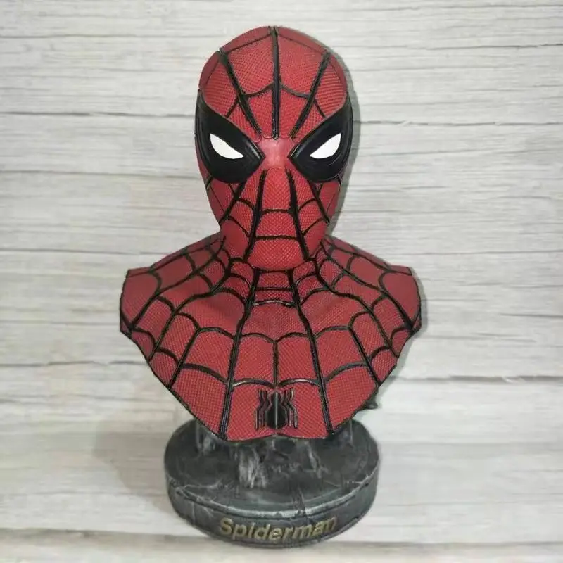 18 см Marvel Avengers Infinity War фигурка спайдермена куклы игрушки статуя из смолы бюста