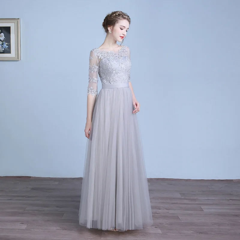 Длинное вечернее платье SOCCI со шнуровкой и аппликацией на спине для невесты