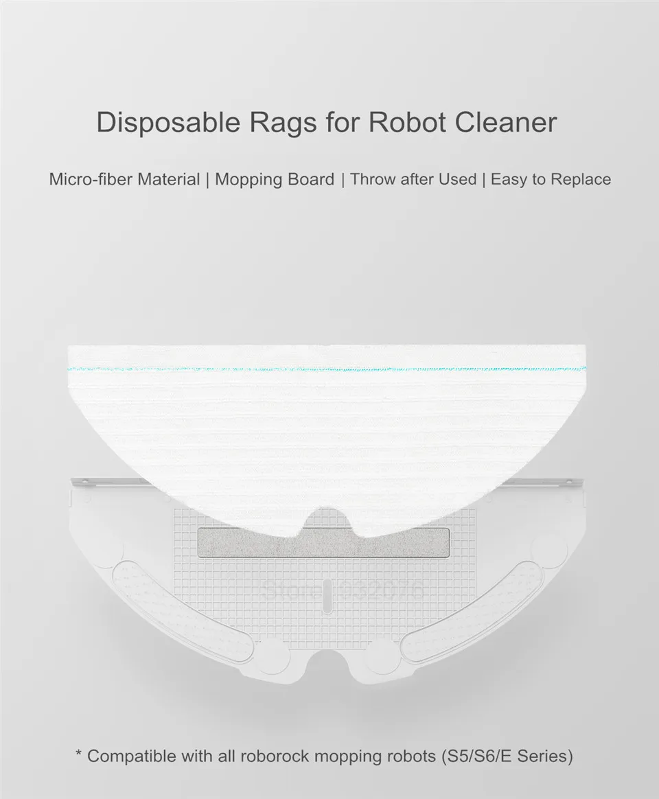 Xiaomi Mi 1 1 S Робот пылесос 2 Roborock S50 S51 запасные части комплекты ткань для уборки Сухой Влажной уборки резервуар для воды фильтр