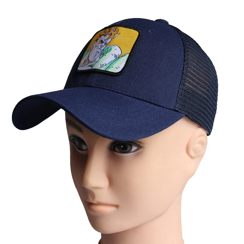 COLOR 22 Новая брендовая бейсбольная кепка Goku Dragon Ball Snapback, Высококачественная хлопковая кепка для мужчин и женщин в стиле хип-хоп, шляпа для папы, сетчатая Кепка, Прямая поставка - Цвет: COLOR 22
