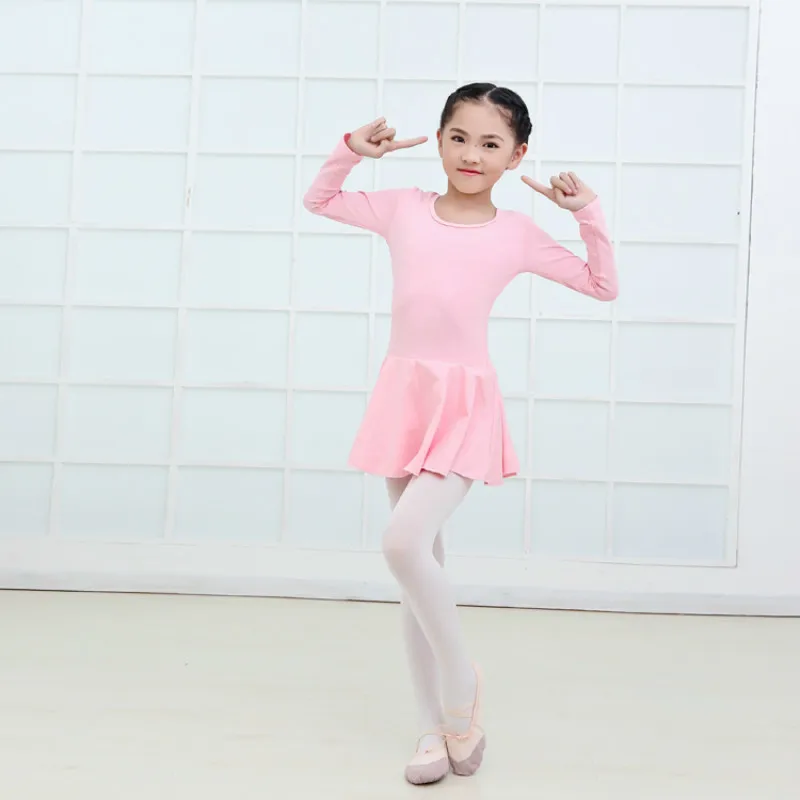 Гимнастическое леопардовое трико для девочек балетная хлопковая юбка пачка с