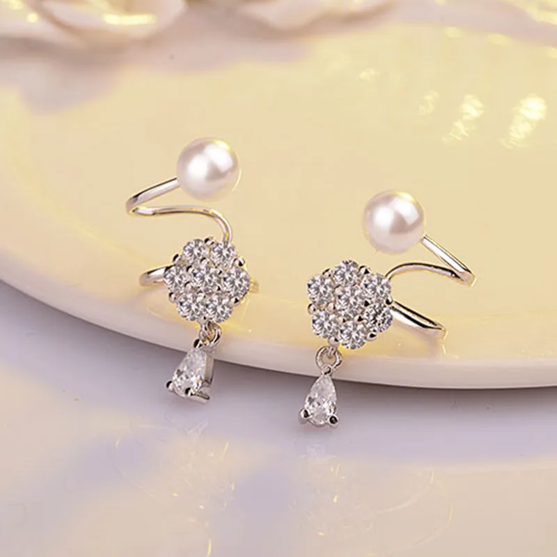 Женские свадебные серьги гвоздики JYouHF с кристаллами новые модные жемчугом для