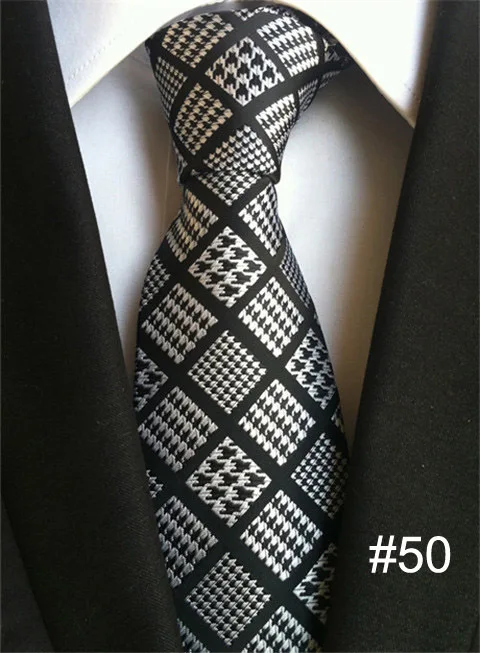 Модный плетеный галстук 8 см Официальный подходит к платью рубашка черного цвета