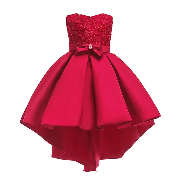 Dress B Вечерние платья для девочек; Детские платья для девочек; вечерние костюмы; Одежда для девочек с цветочным узором; элегантные платья для выпускного вечера - Цвет: Dress B