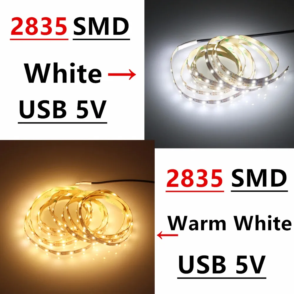 Лента RGB Светодиодная лента светильник rgb usb Водонепроницаемая 5050 Led Гибкий