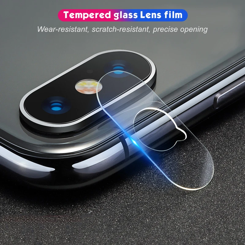 HD Задняя камера Объектив Полный экран протектор для iPhone XS Max XR X Закаленное стекло