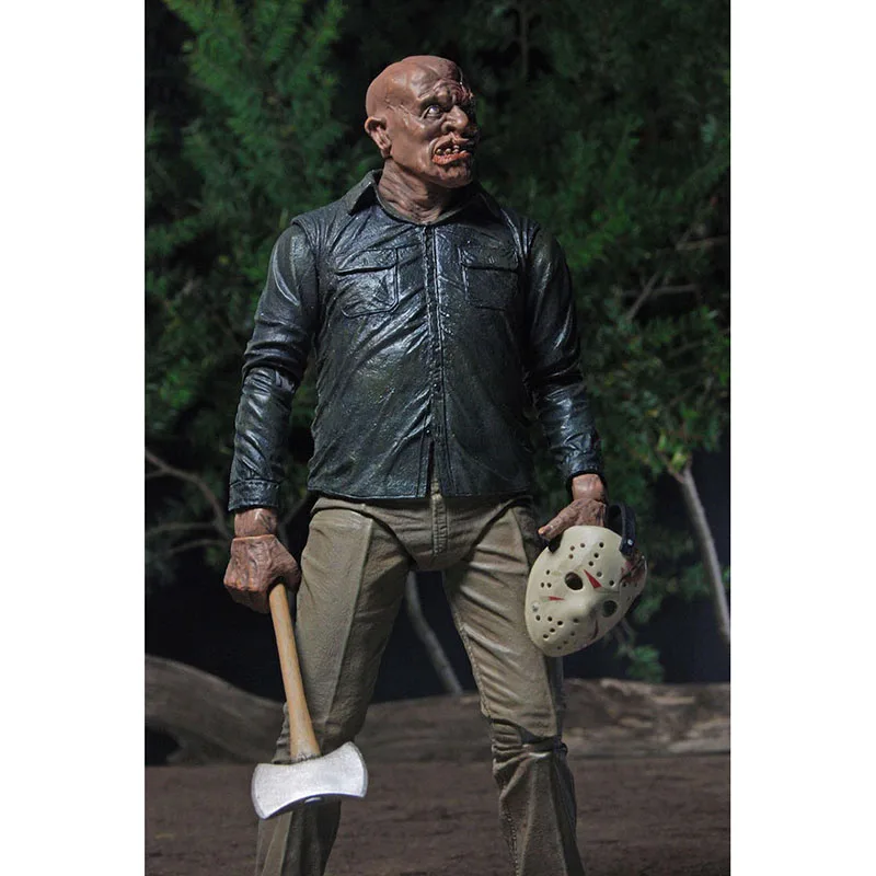 NECA 3D Пятница 13 е Джейсон экшн фигурка вурхесская модель игрушечная кукла|Игровые