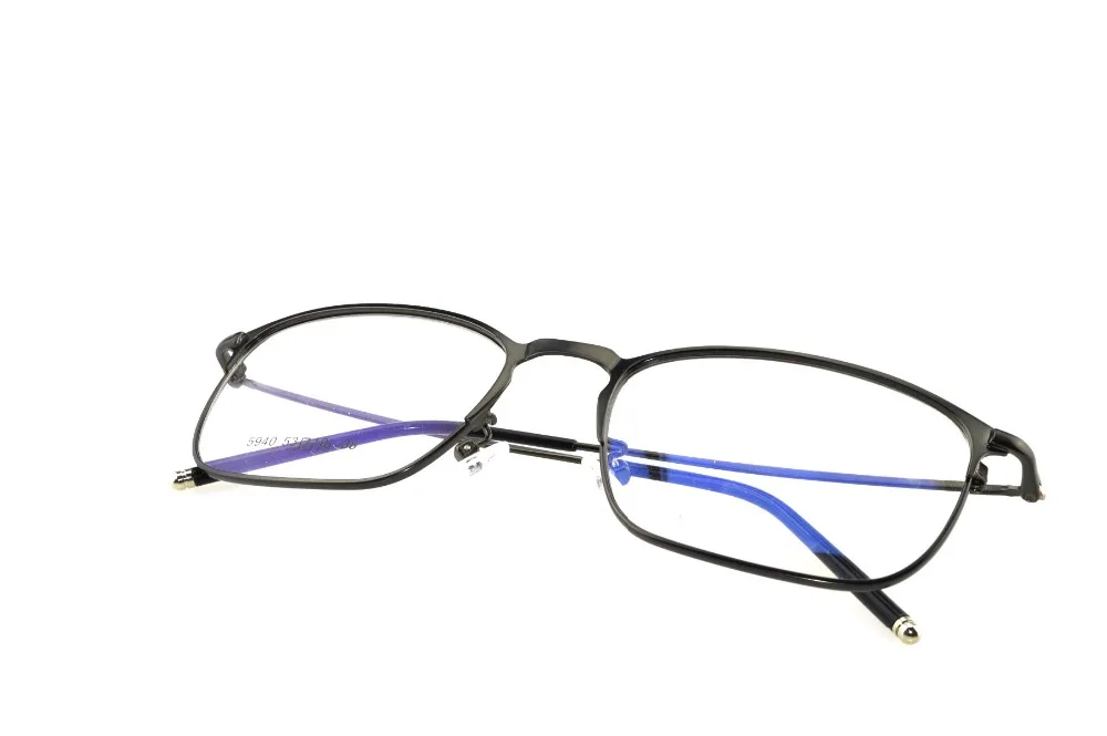 Оправа для очков в стиле ретро из титанового сплава оптическая оправа с полным