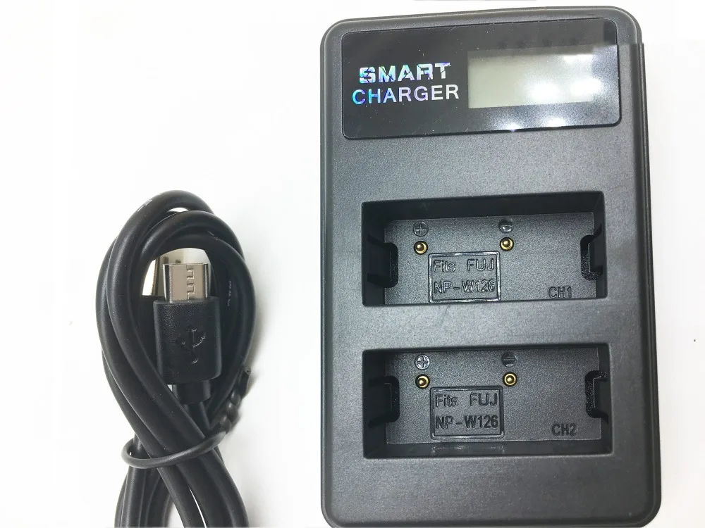 NP-W126 NP W126 LCD USB Charger for Fuji FinePix HS30EXR HS33EXR HS50EXR X-A1 X-E1 X-E2 X-M1 X-Pro1 Camera | Электроника