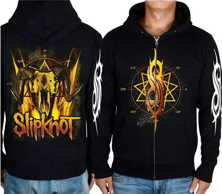 17 видов мультфильмов slipknot хлопок милые мягкие теплые рок толстовки с капюшоном оболочки куртка hardrock панк тяжелый металл молния Толстовка Череп - Цвет: 4