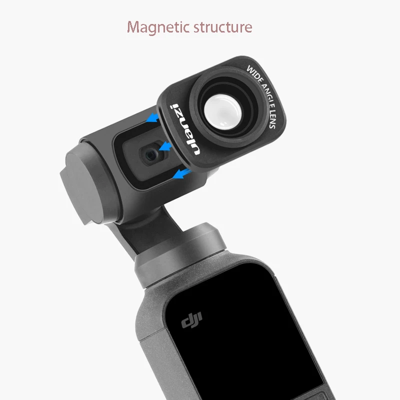 Ulanzi OP-5 Osmo Карманный широкий ангел объектив камеры для DJI Osmo Карманный Магнитный Лен подставка База крепление для DJI OSMO к