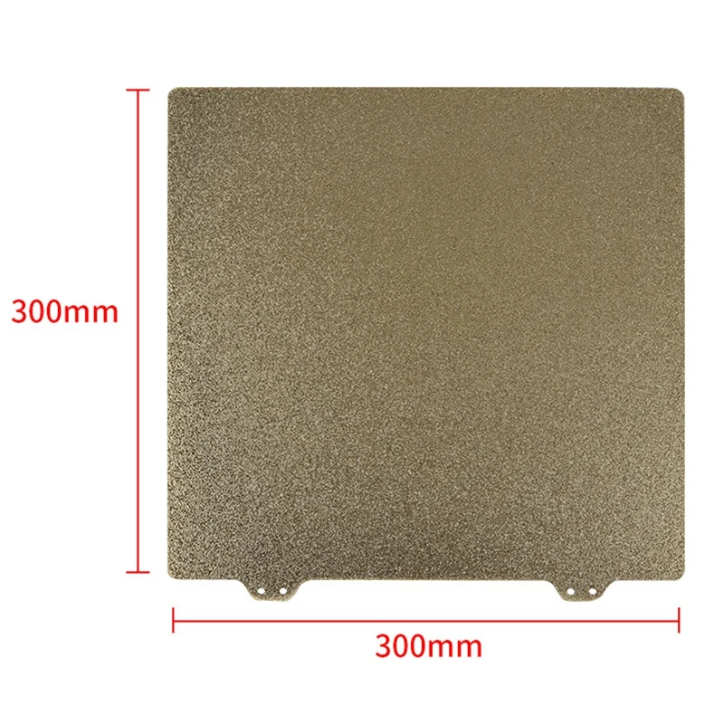300X300 Ender 3 Двухсторонний текстурированный Pei пружинный стальной лист с порошковым покрытием Pei Монтажная пластина для Wanhao Fdm рабочего стола 9 Anet E12 L