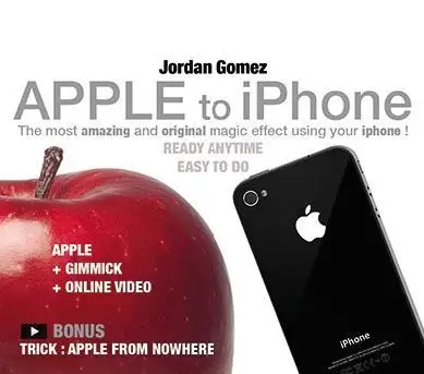 Apple для iPhone волшебный трюк Бесплатная доставка! Карта сценическая магия propsclose