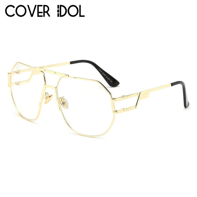 Gold w Transparent Модные дизайнерские Пилот мужские женские солнцезащитные очки Классические роскошные брендовые металлические солнцезащитные очки унисекс стильные солнцезащитные очки UV400 - Цвет линз: Gold w Transparent