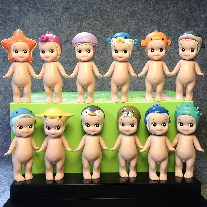 12 шт./лот, милая Модная Кукла sonny angel sea kewpie, детский подарок на день рождения, подарок на день Святого Валентина