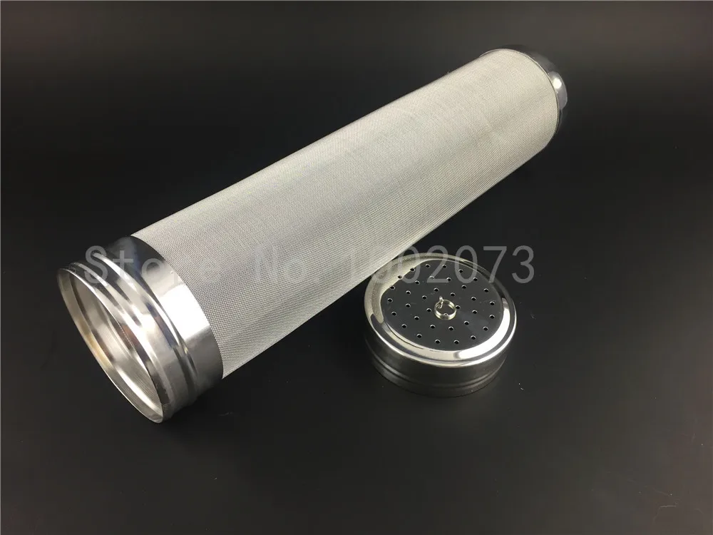 Фильтр из нержавеющей стали для сухого пива 300 микрон 70x300 мм|spider strainer|stainless