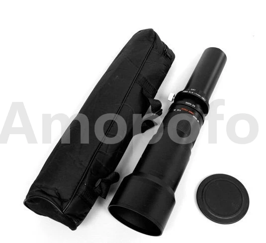 Amopofo 650 1300 мм f/8 16 телеобъектив с зумом для Canon sony Nikon и Samsung|Объективы фотоаппаратов|
