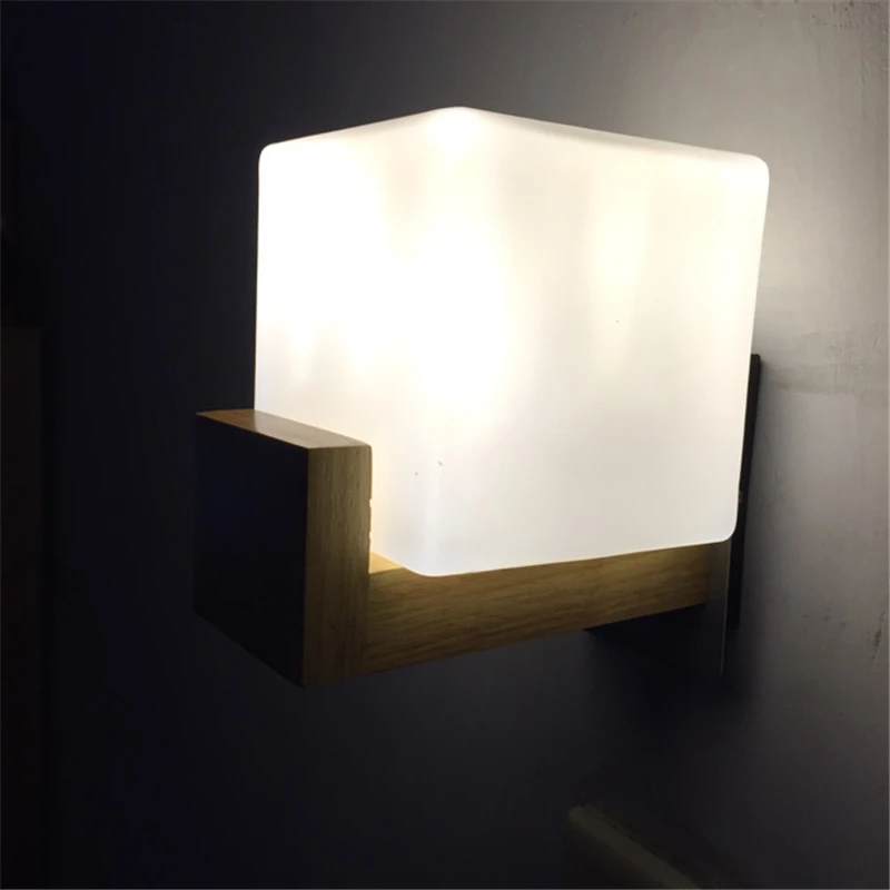 Европейская Скандинавская современная стеклянная древесина ручной работы