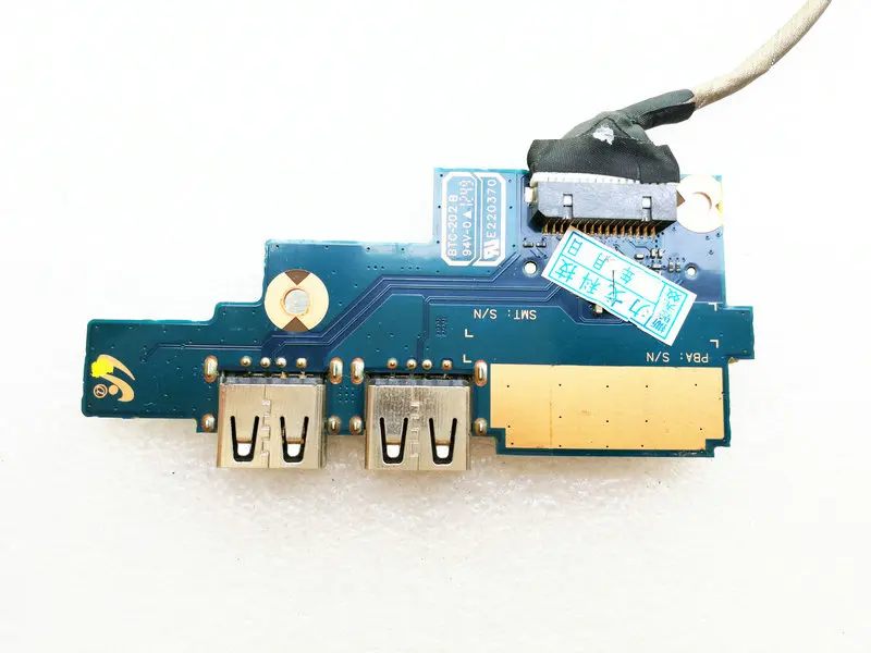 Оригинальный Для samsung NP510R5E NP370R4E 370R5E 450R4V 470R5E BA41 02198A usb кардридер плата кнопка