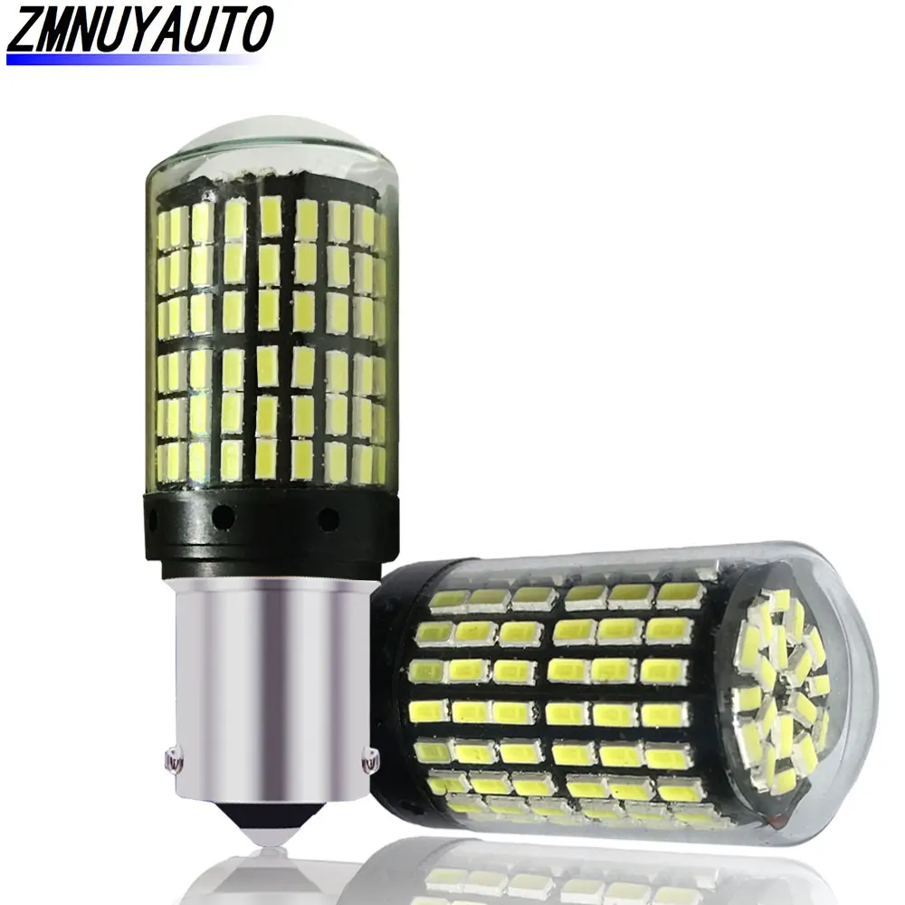 Светодиодный светильник CanBus BAU15S P21W 2 шт. светодиодный PY21W T20 1156 W21W WY21W R5W без ошибок