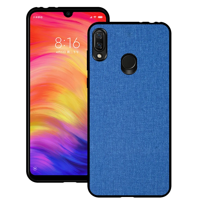 Роскошный деловой тканевый чехол для телефона Xiaomi Remi Note 5 6 7 Mi 8 Pro 9 SE A1 A2 Lite Max 3