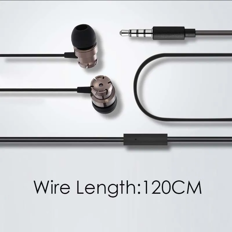 Металлические наушники с тяжелыми басами музыкальные для Samsung Galaxy A3 A5 A7 A8 A9 J1 Ace Mini