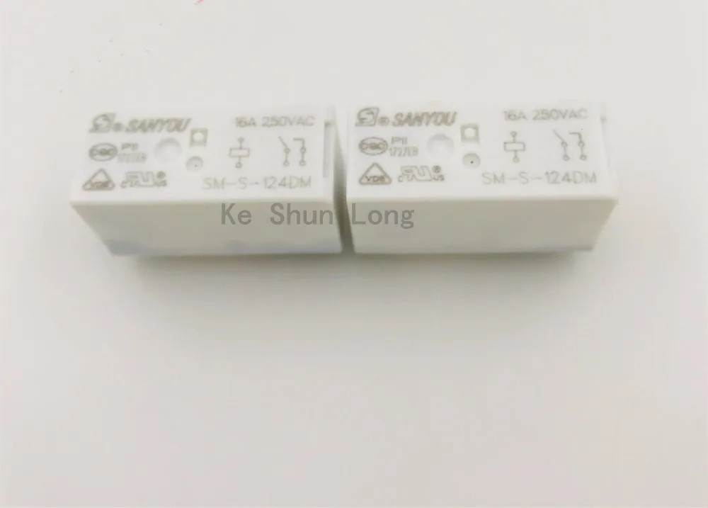 100% оригинальный новый SANYOU SM S 105DM 112DM 124DM 6pins 16A250VAC 5VDC 12VDC 24VDC Мощность реле|Реле| |