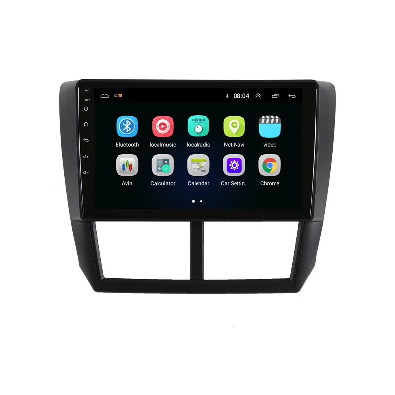 9 "2.5D Android 8 1 автомобильный DVD gps плеер для Subaru Forester 2008 2009 2012 радиоприемник стерео