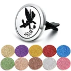 Ароматерапевтический автомобильный освежитель воздуха из нержавеющей стали с блестящими подставками